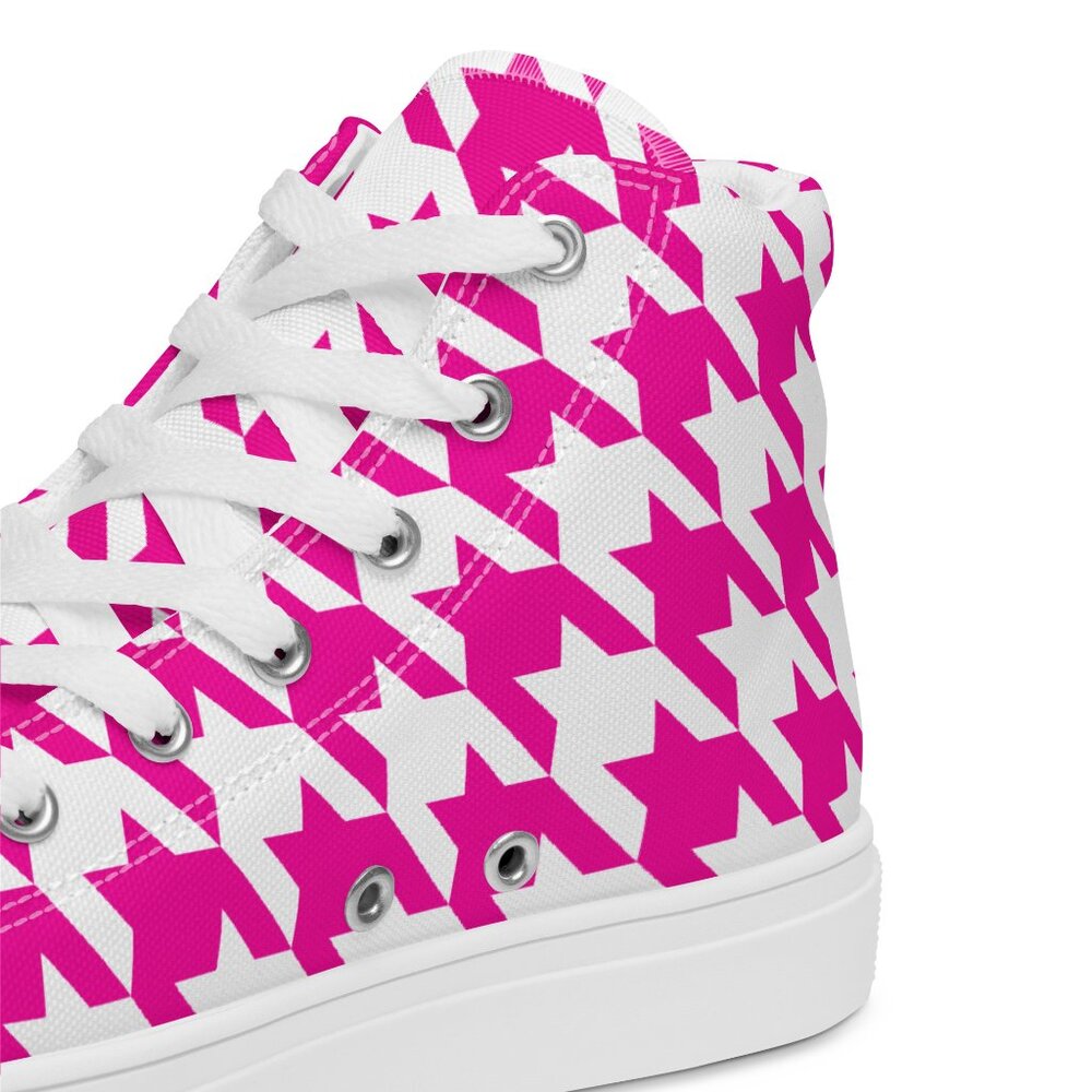 high-top canvas shoes for women for gym - Picture 8 of 10